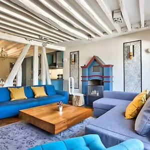 Apartamento Le Marais Superb Terrace Free Netflix, París